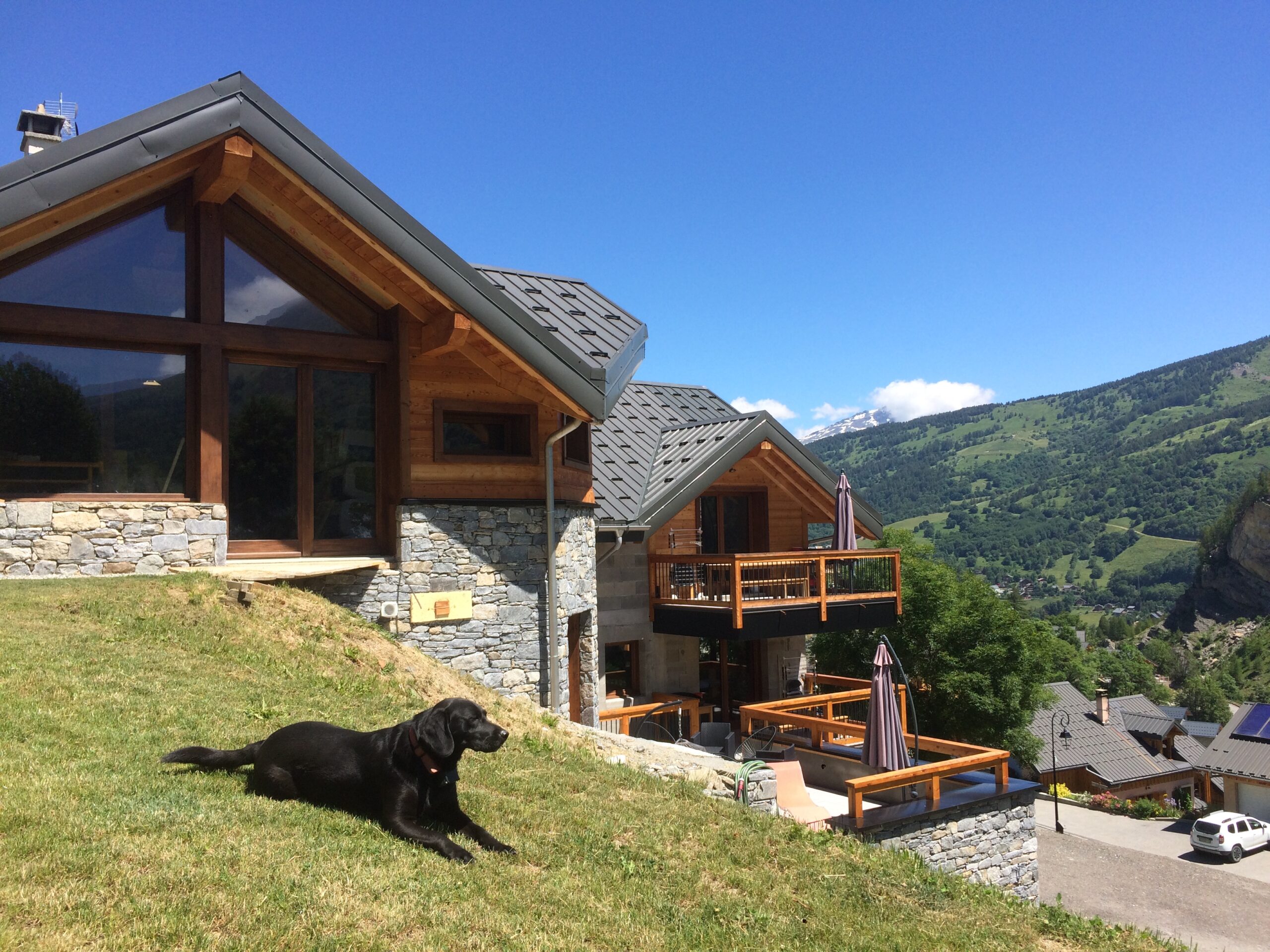 Chalet en été